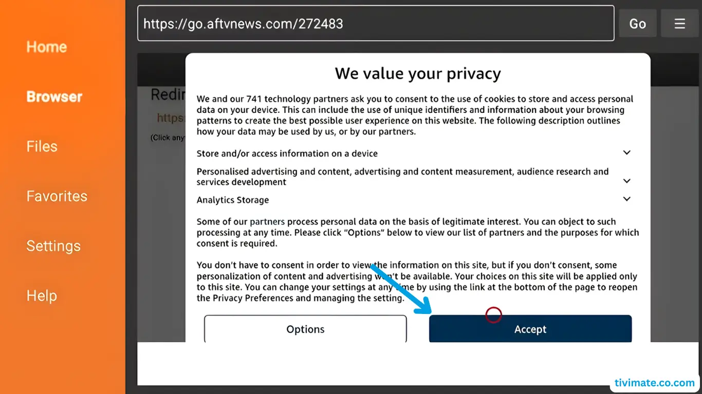 Accept V12Mate Privacy Policy